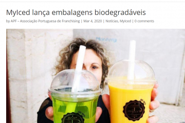 Associação Portuguesa de Franchising - MyIced lança embalagens biodegradáveis