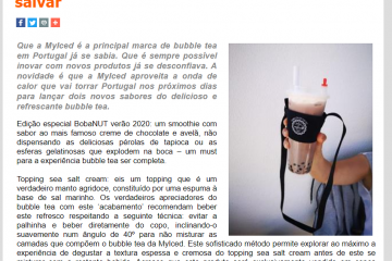 BestFranchising - Só os novos bubble teas da MyIced nos podem salvar