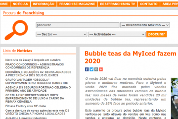 BestFranchising - Bubble teas da MyIced fazem furor no verão 2020