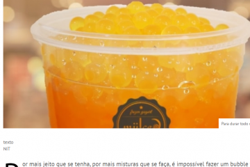 NiT - Já pode encomendar baldes com um quilo de esferas MyIced para fazer bubble tea em casa