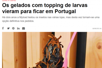 NiT - Os gelados com topping de larvas vieram para ficar em Portugal
