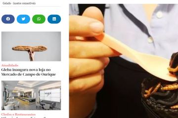 Sapo Lifestyle - Um iogurte gelado com cobertura de inseto... O petisco está pronto a consumir este verão