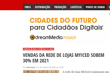 Hipersuper - VENDAS DA REDE DE LOJAS MYICED SOBEM 30% EM 2021